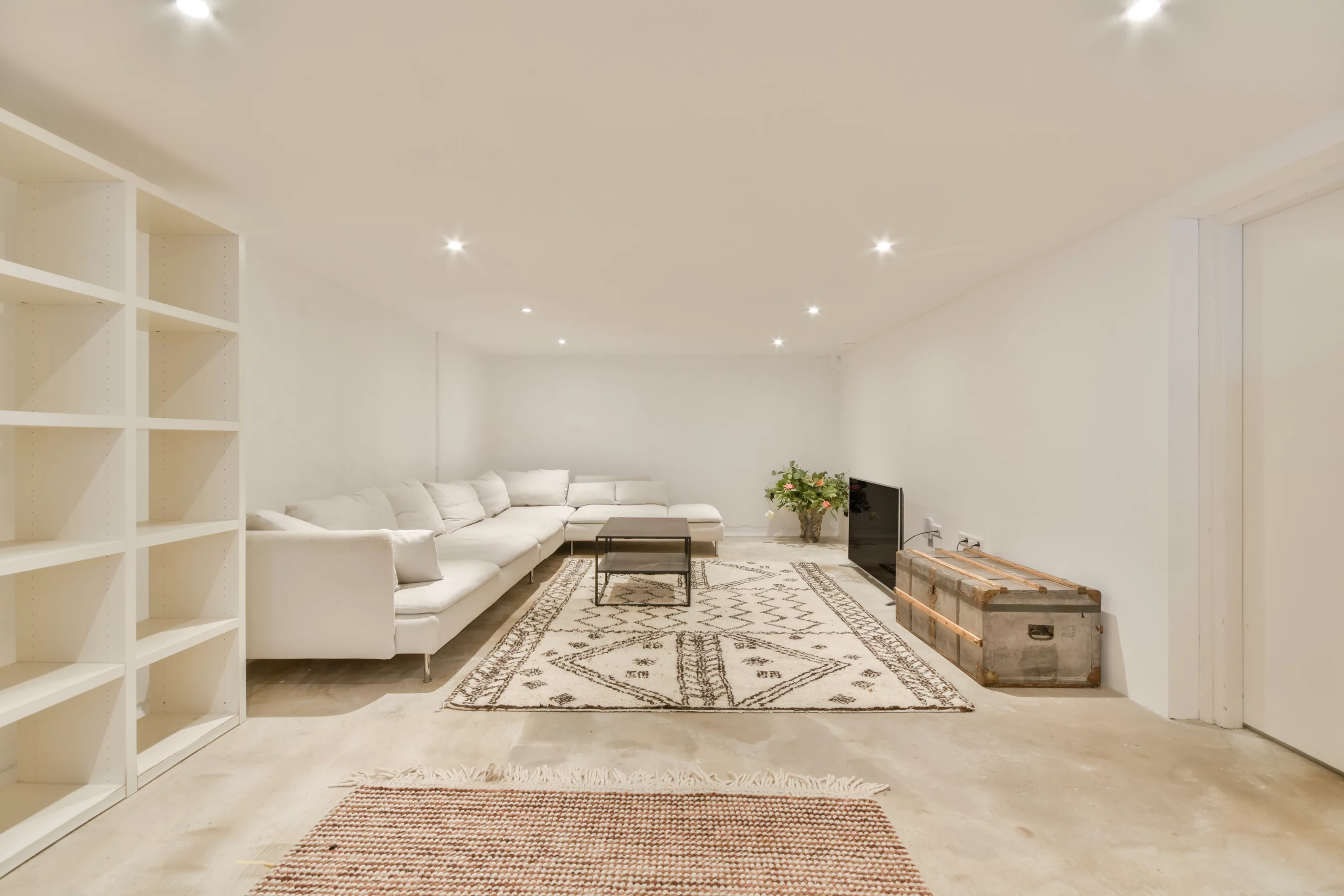 Basement remodeling project
